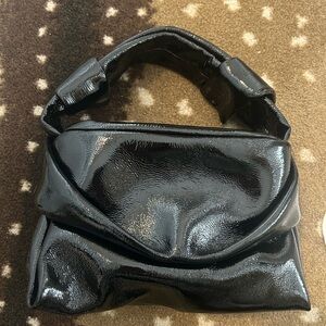 Staud Soft Patent Kiss Bag